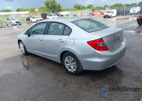 2012 Honda Civic Lx from USA, damaged, VIN 2HGFB2F50CH523801
